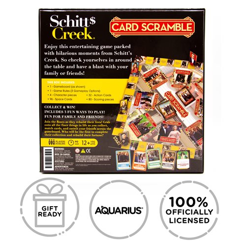 Schitt's Creek Card Scramble Board Game