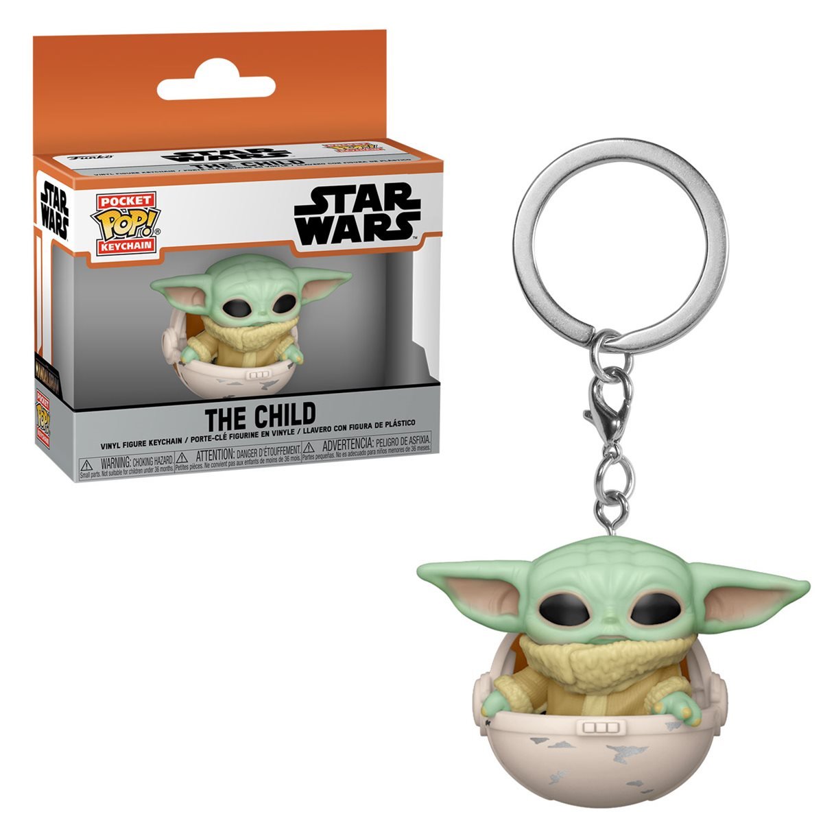 THE CHILD WITH CUP BABY YODA FUNKO POP KEYCHAIN STAR WARS MANDALORIAN PRE ORDER 