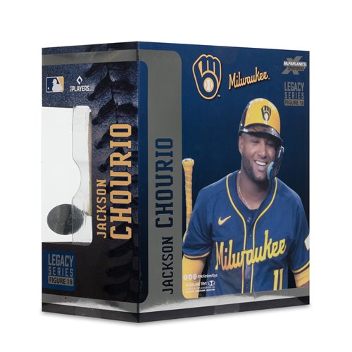MLB SportsPicks Milwaukee Brewers Jackson Chourio 7-Inch Posed Figure