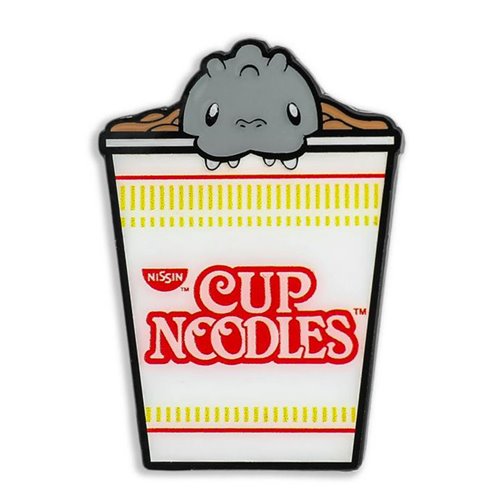 Nissin Cup Noodles x Godzilla 1 1/2-Inch Premium Pin Series Display Tray of 24
