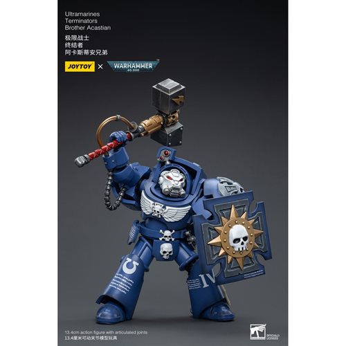 Joy Toy Warhammer 40,000 Ultramarines Brother Acastian 1:18 Scale Action Figure