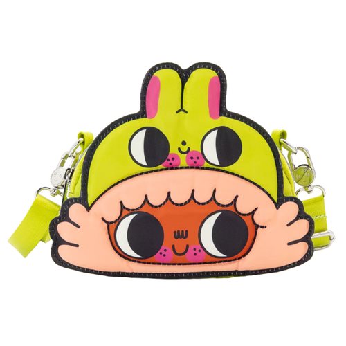 Burger Babie Padded Nylon Mini Crossbody Bag with Strap
