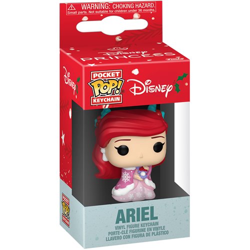 Disney Princess Holiday Ariel Funko Pocket Pop! Key Chain
