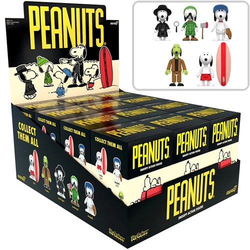 Peanuts Snoopy Blind Box Series 1 ReAction Figure Case of 12