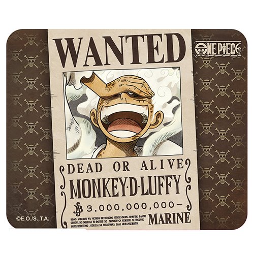 One Piece Wanted Luffy Flexible Mousepad