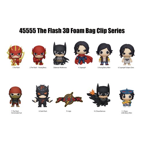 The Flash 3D Foam Bag Clip Random 6-Pack