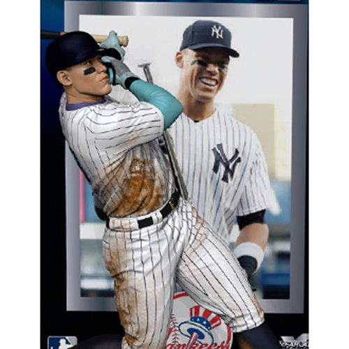MLB SportsPicks New York Yankees Aaron Judge Silver Slugger Trophy Boxed Set