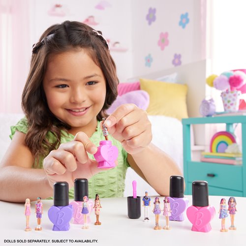 Mini BarbieLand Nail Polish Doll Case of 10