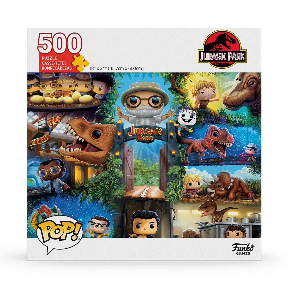 Jurassic Park 500-Piece Pop! Puzzle - Entertainment Earth