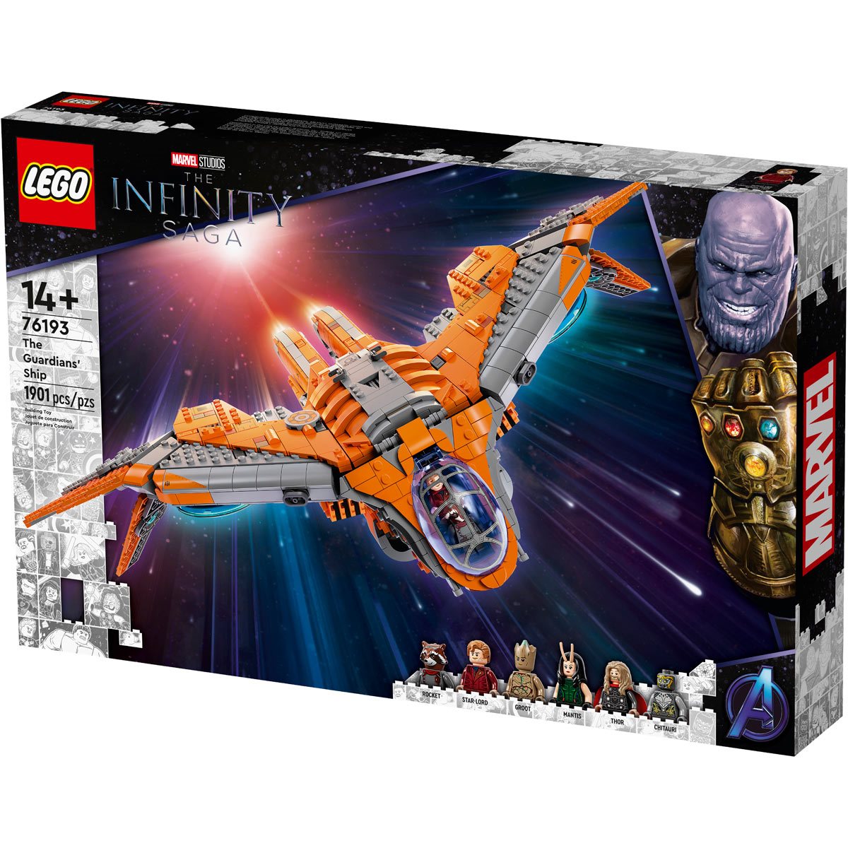 LEGO Marvel The Guardians' Ship 76193 Building Kit (1,902 Pieces)