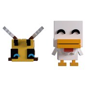 Minecraft Collection Bee and Chicken Monitor Buddiez Vinyl Figure 2-Pack #17