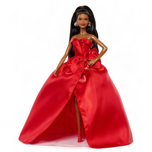 Barbie 2026 Holiday Barbie Doll with Dark Brown Hair
