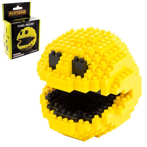Pac-Man Pixel Bricks Constructible Figure