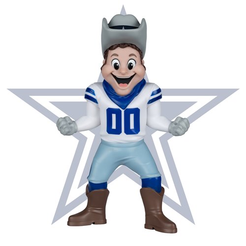 NFL SportsPicks Dallas Cowboys Rowdy Mascot 8-Inch Posed Figure