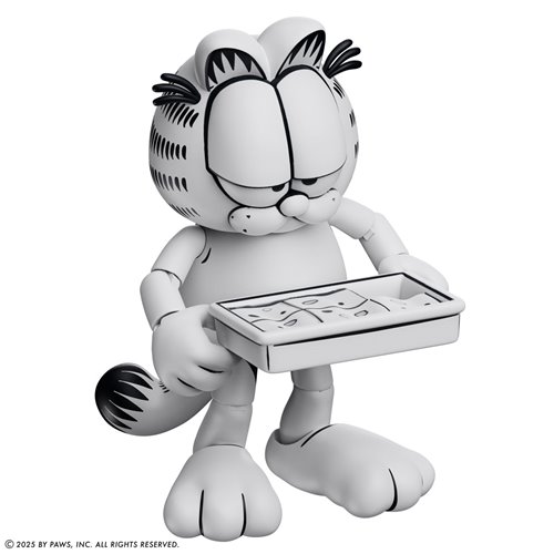 Garfield Black and White Daily Comic Strip Action Figure - Entertainment Earth Exclusive