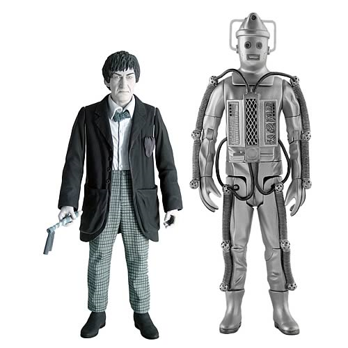 Details about   Doctor Who THE SECOND DOCTOR & CYBERMAN Color Comic Con Exclusive action figure 