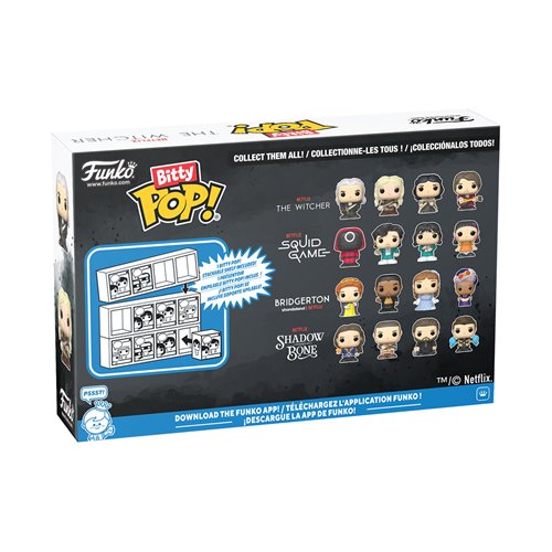 Netflix Witcher Geralt Funko Bitty Pop! Mini-Figure 4-Pack