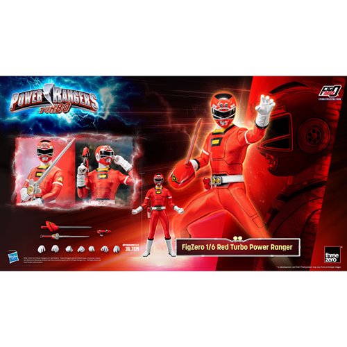 Power Rangers Turbo Red Turbo Power Ranger FigZero 1:6 Scale Action Figure