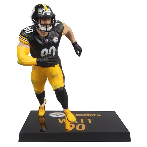 NFL SportsPicks 2024 Wave 2 Pittsburgh Steelers TJ Watt 7-Inch Scale Posed Figure