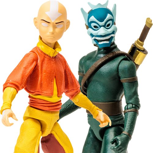 Avatar: The Last Airbender Aang vs. Blue Spirit Zuko Book One: Water 5-Inch Scale Action Figure 2-Pack