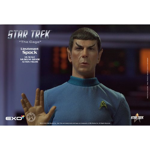 Star Trek: The Original Series The Cage Lieutenant Spock 1:6 Scale Action Figure