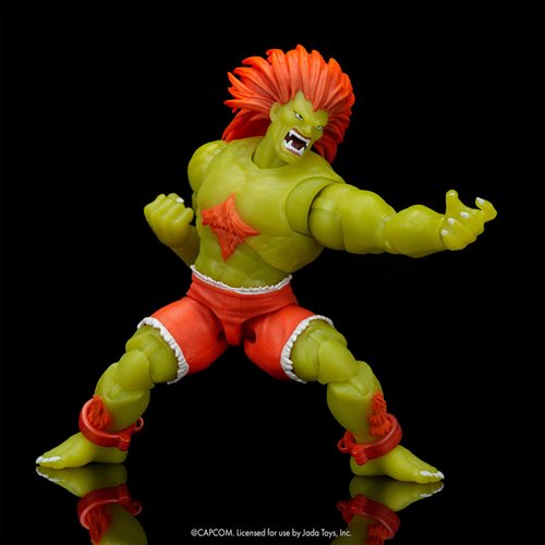 Ultra Street Fighter II Blanka Glow-in-the-Dark 6-Inch Scale Action Figure - Entertainment Earth Exc