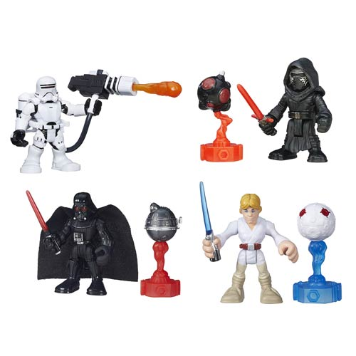 Multipack Star Wars Galactic Heroes - Action Figure Con Veicoli - Stili Variabili - Per Giocare E Collezionare