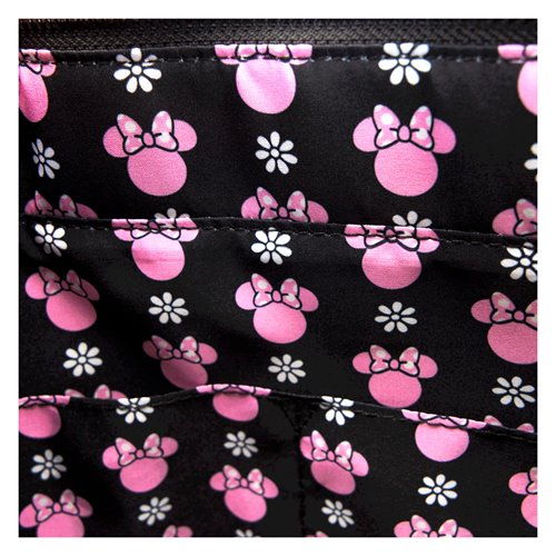 Minnie Mouse Floral Rock The Dots Tote Bag With Coin Bag