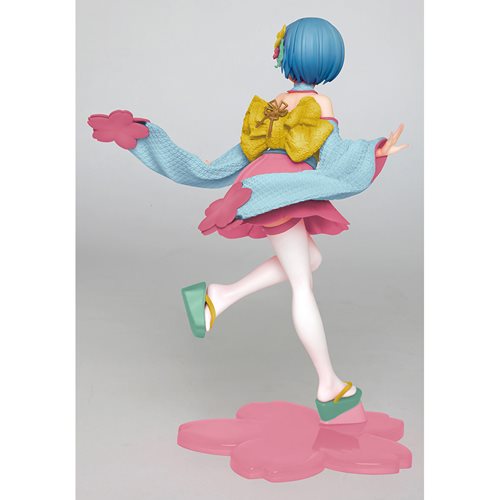 Re:Zero Starting Life in Another World Rem Sakura Version Renewal Edition Precious Prize Statue