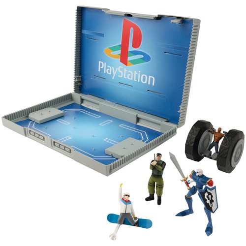 Console Heroes Sony PlayStation Boss Level Diorama Playset