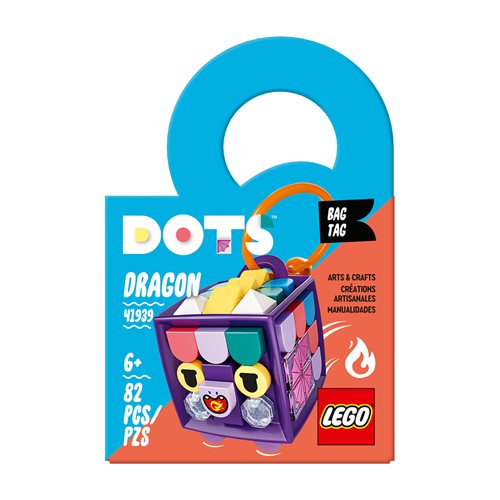 LEGO 41939 DOTS Bag Tag Dragon