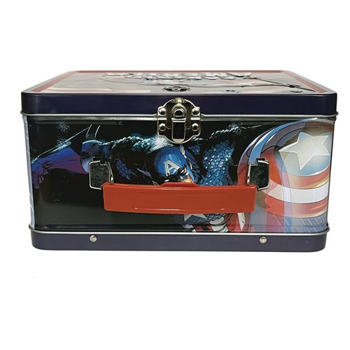 Captain America Tin Titans Lunch Box with Thermos - Previews Exclusive