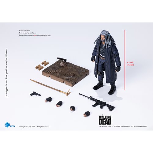 The Walking Dead Ezekiel Exquisite Mini Series 1:18 Scale Action Figure