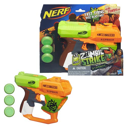NERF Zombie Strike Ripshot Vortex Disc Gun Blaster FREE SHIPPING 