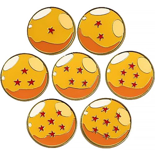 Dragon Ball Z Dragon Balls Lapel Pins 7-Pack