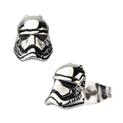 Star Wars: Episode VII - The Force Awakens Stormtrooper 3D Cast Stainless Steel Earrings