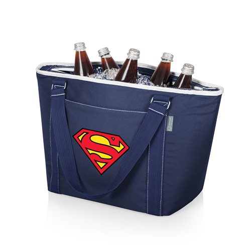 Superman Navy Blue Topanga Cooler Tote Bag