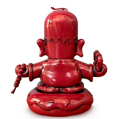 The Simpsons Homer Buddha Vermilion Red Edition 7-Inch Vinyl Figure