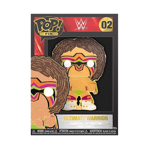 WWE The Ultimate Warrior Large Enamel Pop! Pin