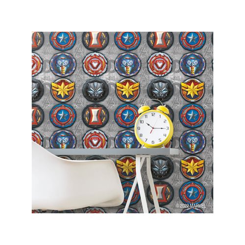 Marvel Avengers Emblems Peel and Stick Wallpaper