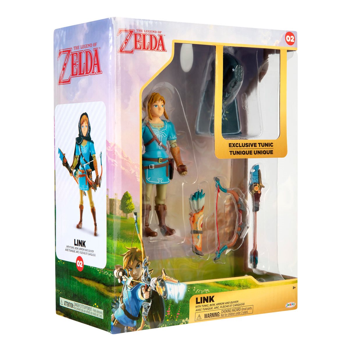 Jakks World Of Nintendo The Legend Of Zelda Action Figures - Link & Tetra  Toys
