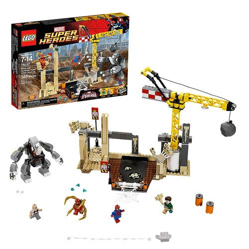 at se rekruttere tank LEGO Spider-Man 76037 Rhino and Sandman Super Villain Team