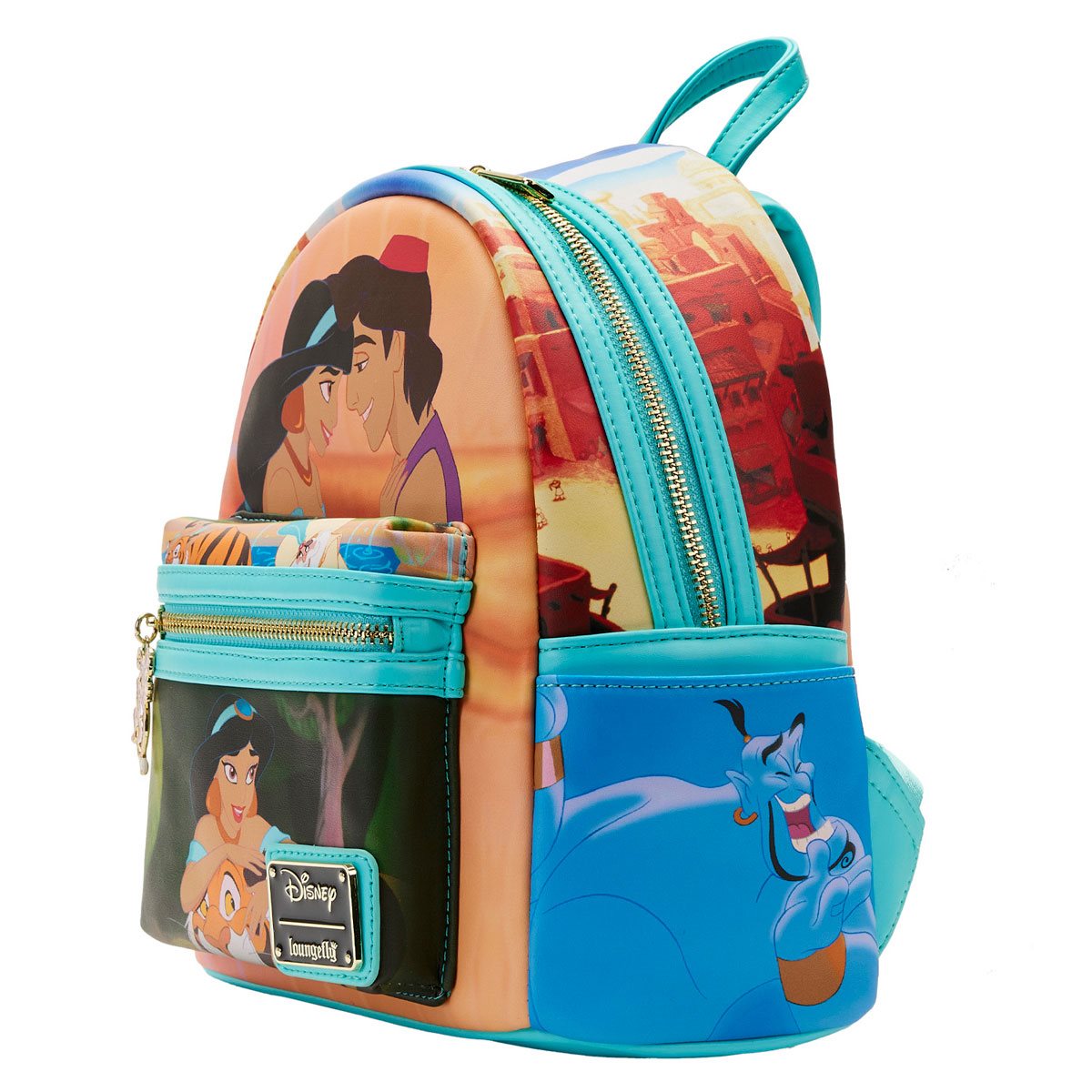 Loungefly Aladdin Princess Jasmine Red Outfit Cosplay Mini Backpack