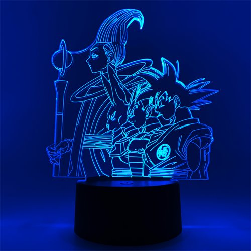 Dragon Ball Super Goku, Vegeta, Beerus, and Whis Otaku Lamp