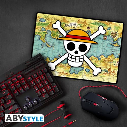 One Piece Skull with Map Gaming Mousepad