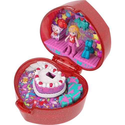 Polly Pocket Mattel 80th Ring Box Playset