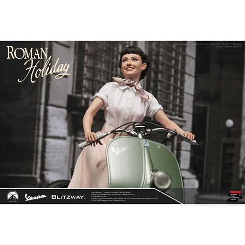 Roman Holiday Princess Ann and 1951 Vespa 125 Superb 1:4 Scale Statue