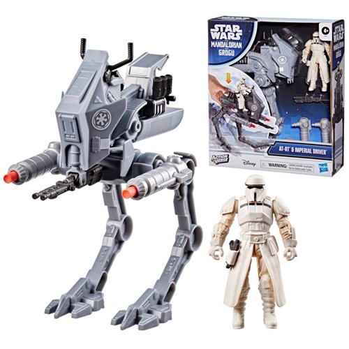 Star Wars ActionVerse AT-RT Vehicle & Imperial Remnant AT-RT Driver