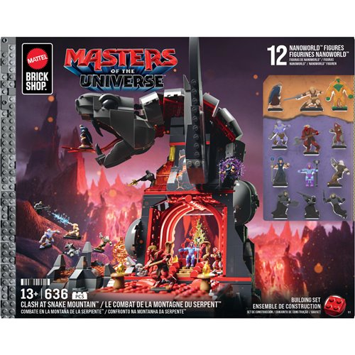 Brick Shop Masters of the Universe Clash at Snake Mountain Building Set