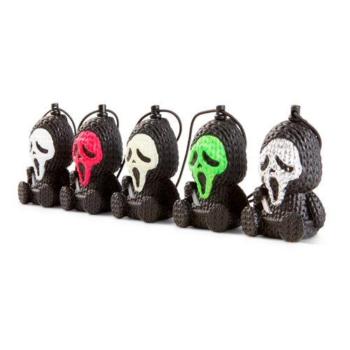 Ghost Face Handmade by Robots Micro Vinyl Figures Charm Set of 5